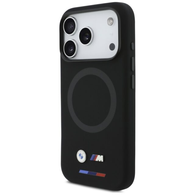 BMW M Silicon Logo MagSafe Case for iPhone 17 Pro Black - imagine 2