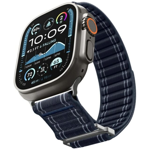 Spigen WBF0 Strap for Apple Watch 8/9/10/11/SE/Ultra (44/45/46/49mm) navy blue - imagine 8