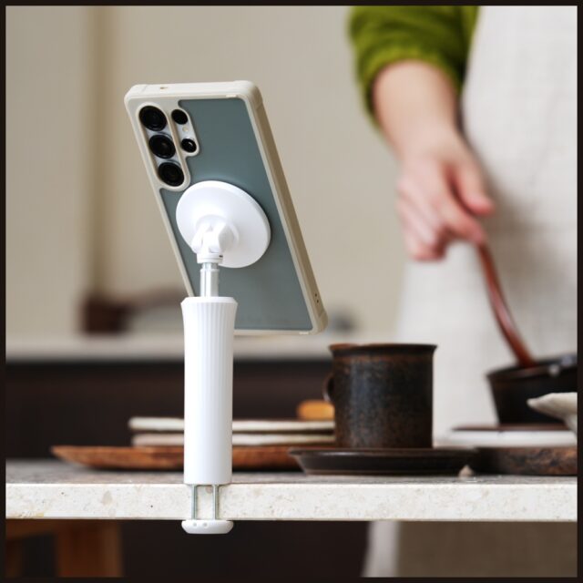 Selfie Stick Araree Magfie Pod Lite Tripod MagSafe black - imagine 7