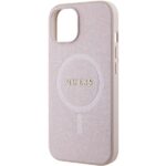 Guess GUHMP15MPSAHMCP iPhone 15 Plus / 14 Plus 6.7" pink hardcase Saffiano MagSafe - imagine 5