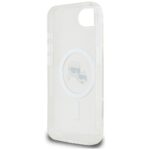 Case Karl Lagerfeld IML Metal Karl & Choupette Heads MagSafe for iPhone 16e white - imagine 7