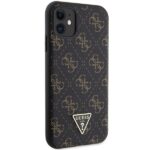 Guess GUHCN61PG4GPK iPhone 11 / Xr 6,1"black hardcase 4G Triangle Metal Logo - imagine 4
