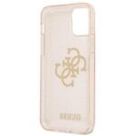 Guess GUHCP12MPCUGL4GGO iPhone 12/12 Pro 6,1" gold hard case Glitter 4G Big Logo - imagine 7