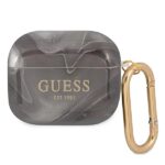 Guess GUA3UNMK AirPods 3 cover black Marble Collection