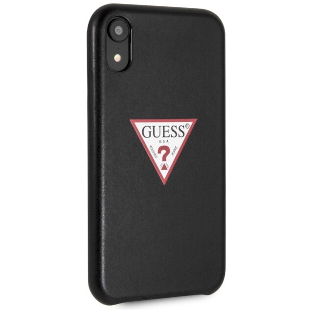 Guess GUHCI61PTPUBK iPhone Xr black hardcase Triangle - imagine 5