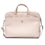 Guess Bag GUCB15P4TP 16" pink Saffiano 4G Triangle Logo