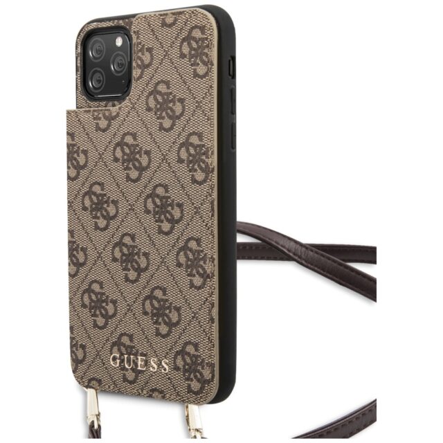 Guess GUHCN65CB4GB iPhone 11 Pro Max/brown hard case 4G Crossbody - imagine 2