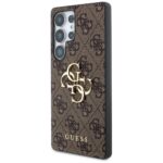 Case Guess Big 4G Logo Classic Logo to Samsung Galaxy S25 Ultra brown - imagine 2