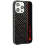 Audi Carbon Fiber Stripe iPhone 14 Pro 6.1" black hardcase AUS-TPUPCIP14P-R8/D1-BK - imagine 3