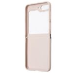 Guess GUHCZF5P4TDPP F731 Z Flip5 pink hardcase Leather 4G Triangle Strass - imagine 7