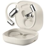 Bluetooth headphones 4smarts SkyBuds OWS with AI screen beige - imagine 3