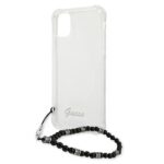 Guess GUHCP12MKPSBK iPhone 12/12 Pro 6,1" Transparent hardcase Black Pearl - imagine 6