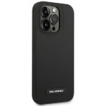 Karl Lagerfeld KLHMP14XSLMP1K iPhone 14 Pro Max 6,7" hardcase black Silicone Plaque Magsafe - imagine 4