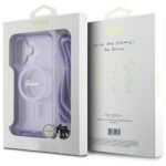 Guess GUHMP16SHCTSGNSU iPhone 16 6.1" purple hardcase Crossbody Cord Script MagSafe - imagine 7