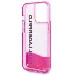 Karl Lagerfeld KLHCP14XLCKVF iPhone 14 Pro Max 6,7" pink hardcase Liquid Glitter Elong - imagine 7