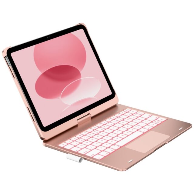 Flexbook Touch Typecase with keyboard for iPad 11" (A16) 2025 / iPad 10.9" 2022 rose - imagine 7