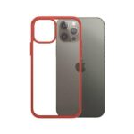 PanzerGlass ClearCase iPhone 12/12 ProMandarin Red AB - imagine 2