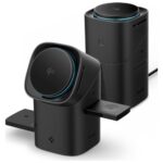 Ładowarka indukcyjna Spigen Essential     EF223MS 3w1 Qi2 obrotowa MagSafe czarny