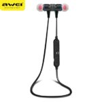 AWEI A920BL Bluetooth sports headphones black magnetic