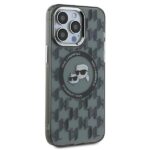 Karl Lagerfeld KLHMP15XHMCKMHK iPhone 15 Pro Max 6.7" black IML Monogram Karl&Choupette Head M - imagine 4