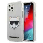 Karl Lagerfeld KLHCP12LCHTUGLS iPhone 12 Pro Max 6,7" silver hardcase Glitter Choupette