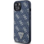 Guess GUHCP15MPG4GPB iPhone 15 Plus / 14 Plus 6.7" blue hardcase 4G Triangle Metal Logo - imagine 2