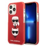Karl Lagerfeld KLHCP13LTPE2TR iPhone 13 Pro / 13 6,1" hardcase red Karl&Choupette Head
