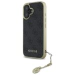 Guess GUHCP16SGF4GGR iPhone 16 6.1" black hardcase 4G Charms Collection - imagine 2