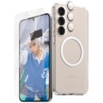 CARE by PanzerGlass Flagship 3in1 Case + Glass + Lens Protective Kit for Samsung Galaxy S25+ - imagine 2