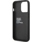 Case BMW BMHCP13L22NBCK iPhone 13 Pro / 13 6.1" black hardcase Leather Carbon - imagine 7