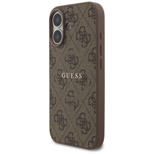 Guess 4G Ring Classic Logo MagSafe Case for iPhone 17 Brown - imagine 2