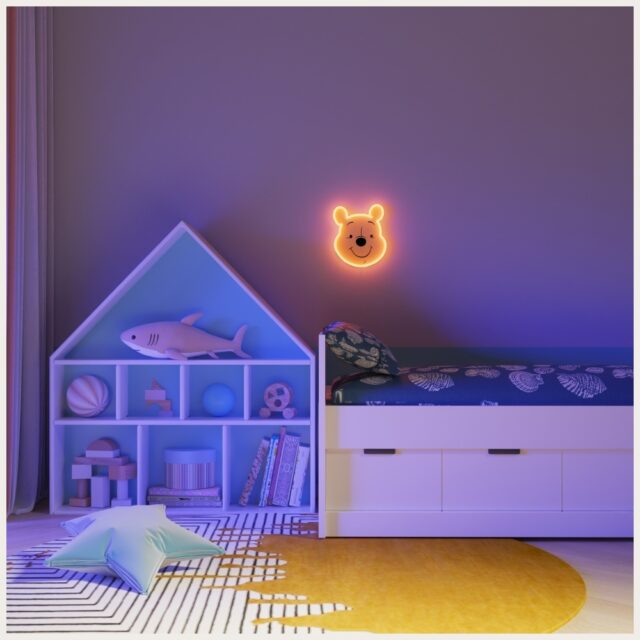 Neon Yellowpop Disney Winnie The Pooh    Face - imagine 3