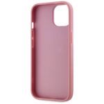 Case Karl Lagerfeld Wrinkled Metal Signature for iPhone 15 pink - imagine 7