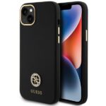 Guess GUHCP15M4DGPK iPhone 15 Plus / 14 Plus 6.7" black hardcase Silicone Logo Strass 4G