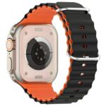 Beline Apple Watch Silicone Waves Strap42/44/45/49mm Black-Orange Box