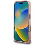 Case Karl Lagerfeld IML Aquarelle        Choupette & Logo for iPhone 16 pink - imagine 5