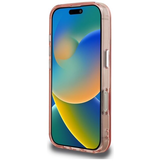 Case Karl Lagerfeld IML Aquarelle        Choupette & Logo for iPhone 16 pink - imagine 5