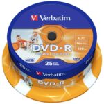 DVD-R Verbatim Inkjet Printable 4.7GB 16X 25pcs 43538 - imagine 5