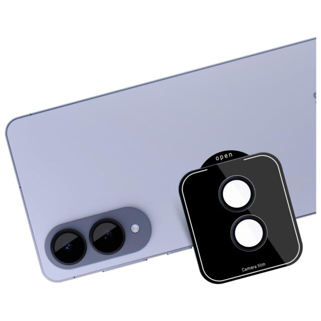 3MK Lens Protection Pro Camera Lens Protector for Samsung Galaxy S25 Edge Black 1pcs - imagine 5