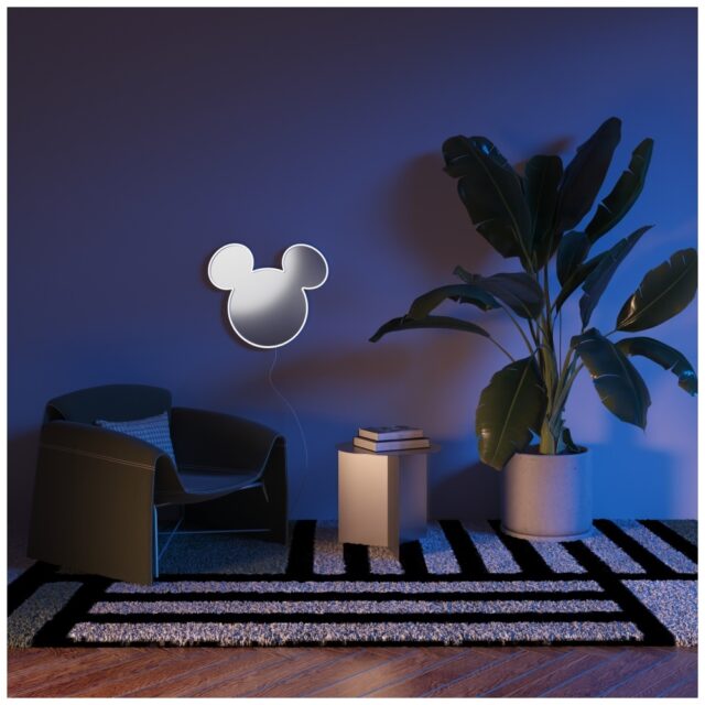 Neon Yellowpop Disney Mickey Mirror      srebrny - imagine 2