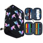 Piórnik Podwójny z WyposażeniemStright PC-04 tęczowe jednorożce/rainbow unicorns - imagine 5