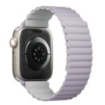 UNIQ Revix Strap Apple Watch Series 1-8/SE/SE2/SE3 38/40/41mm Reversible Magnetic lilac-white - imagine 3
