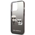 Karl Lagerfeld KLHCP13LTGKCK iPhone 13 Pro / 13 6,1" hardcase black Gradient Ikonik Karl & Cho - imagine 6