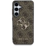 Case Guess Big 4G Logo Classic Logo to Samsung Galaxy S25 brown - imagine 3