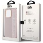 Karl Lagerfeld KLHCP15XPSAKDGCP iPhone 15 Pro Max 6.7" pink hardcase Saffiano Rhinestones & Ch - imagine 8
