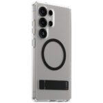 Case CARE by PanzerGlass Feature Black Kickstand & QI for Samsung Galaxy S25 Ultra transparent - imagine 2