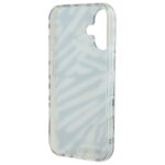 Karl Lagerfeld KLHCP16SHZBPKCCK iPhone 16 6.1" black hardcase IML Zebra Pattern & Cord - imagine 6