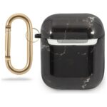 Guess GUACA2TPUMABK AirPods cover black Marble Collection - imagine 2