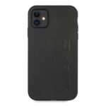 AMG AMHCN61DOLBK iPhone 11 6,1" black hardcase Leather Hot Stamped - imagine 3