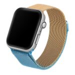 Beline Apple Watch Strap Steel42/44/45/49mm Blue/Gold Blue/Gold